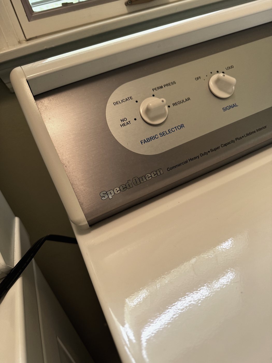 The machine this repair was done on — a Speed Queen Commercial Heavy Duty dryer